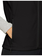 Doudoune Softshell sans manches Femme (R232F) modele noir détail