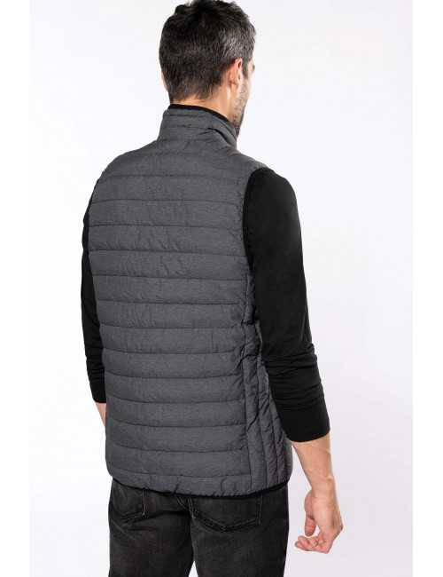 Doudoune légère sans manches Homme (K6113) gris modele homme dos