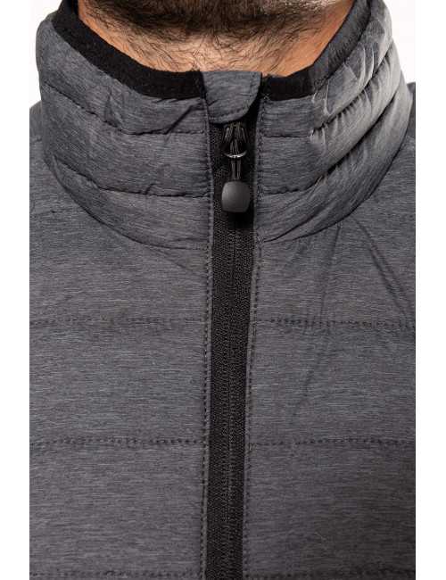 Doudoune légère sans manches Homme (K6113) gris col