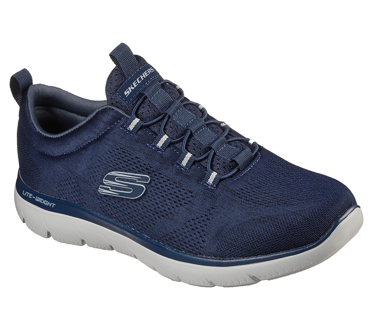 men's navy blue skechers