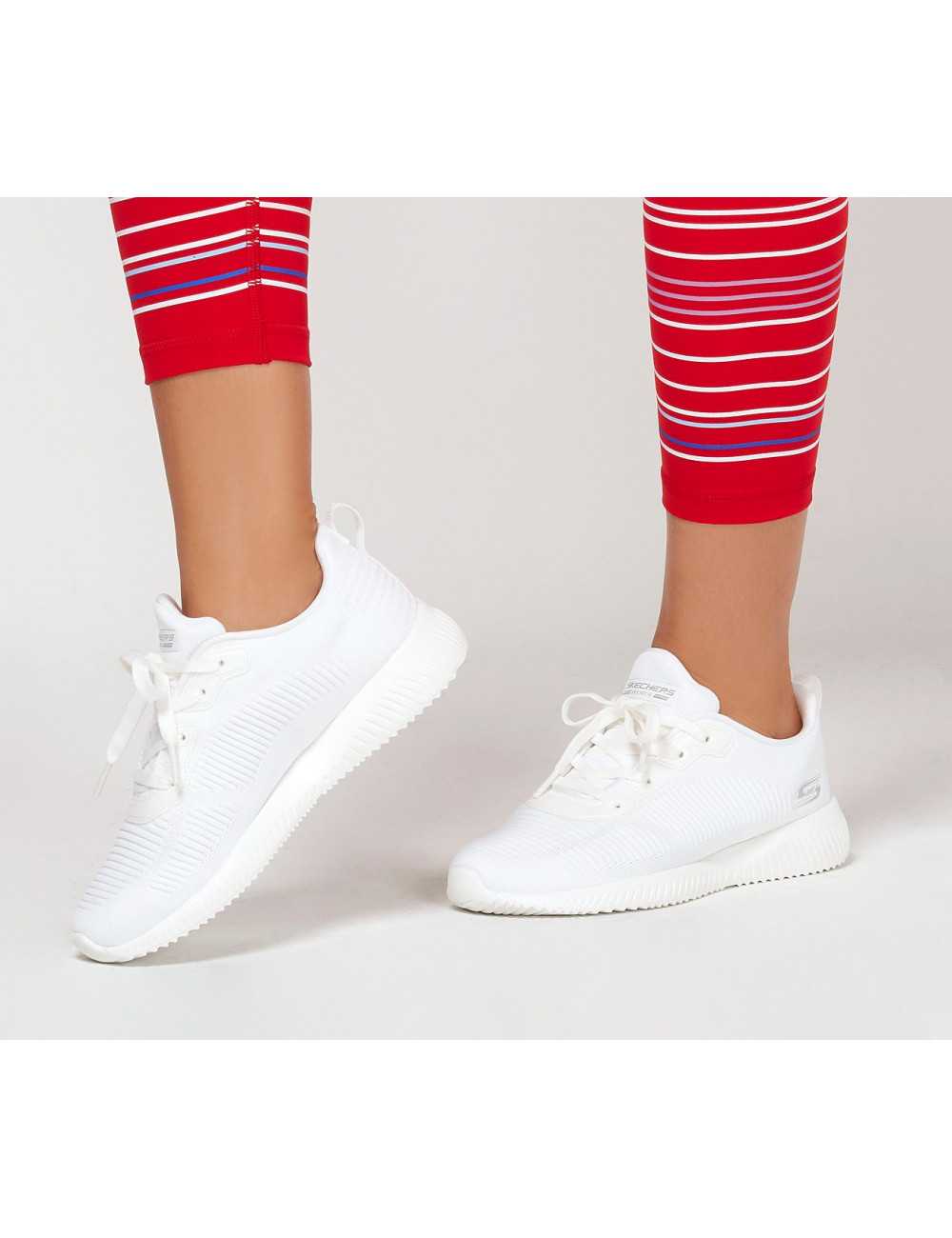 Baskets Femme Skechers Tough Talk Blanche (32504) vue face