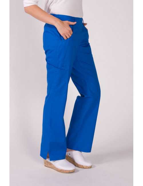 Pantalon élastique, femme "Katelyn", Koi (709-) bleu royal coté