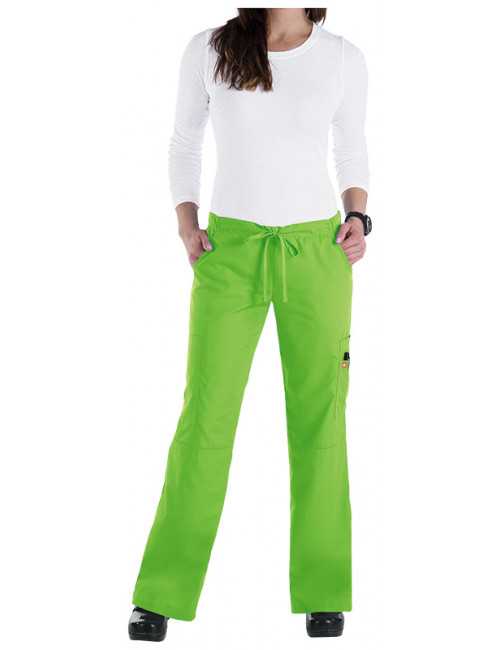 Pantalon médical Femme "Laguna", Koi collection Orange (G3700) fuchsia