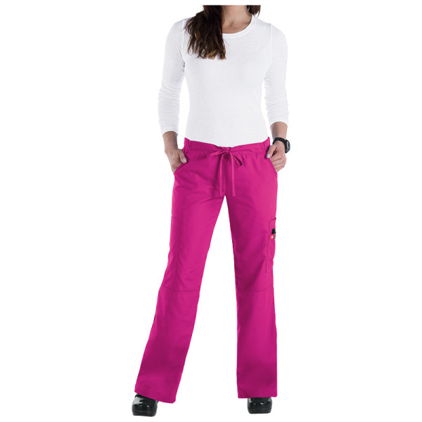 Pantalon médical Femme "Laguna", Koi collection Orange (G3700) fuchsia