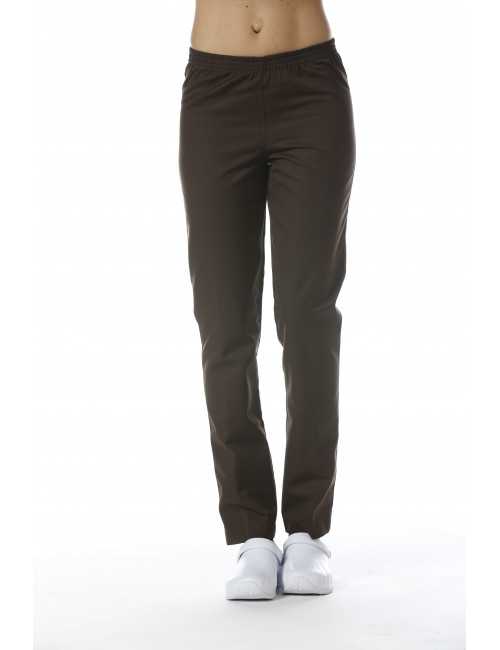 Pantalones médicos grises, unisex, cintura elástica, Camille Lavandie (078VGR)