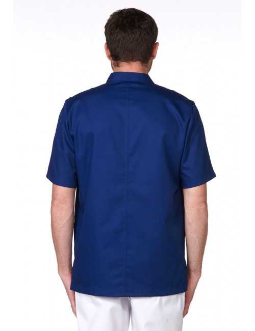 Blusa médica gris, Hombres, cremallera, Camille Lavandie (2622VGR)