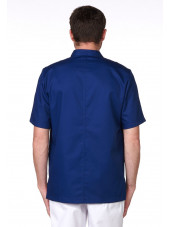 Blusa médica gris, Hombres, cremallera, Camille Lavandie (2622VGR)