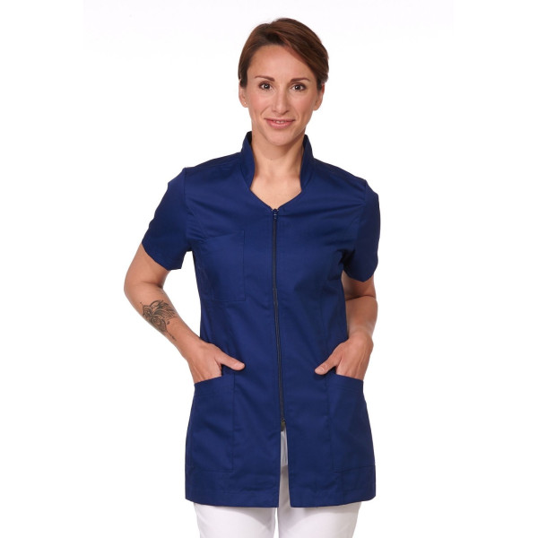 Blouse Médicale Rose, Femme, Fermeture éclair, Camille Lavandie (2617ROS)