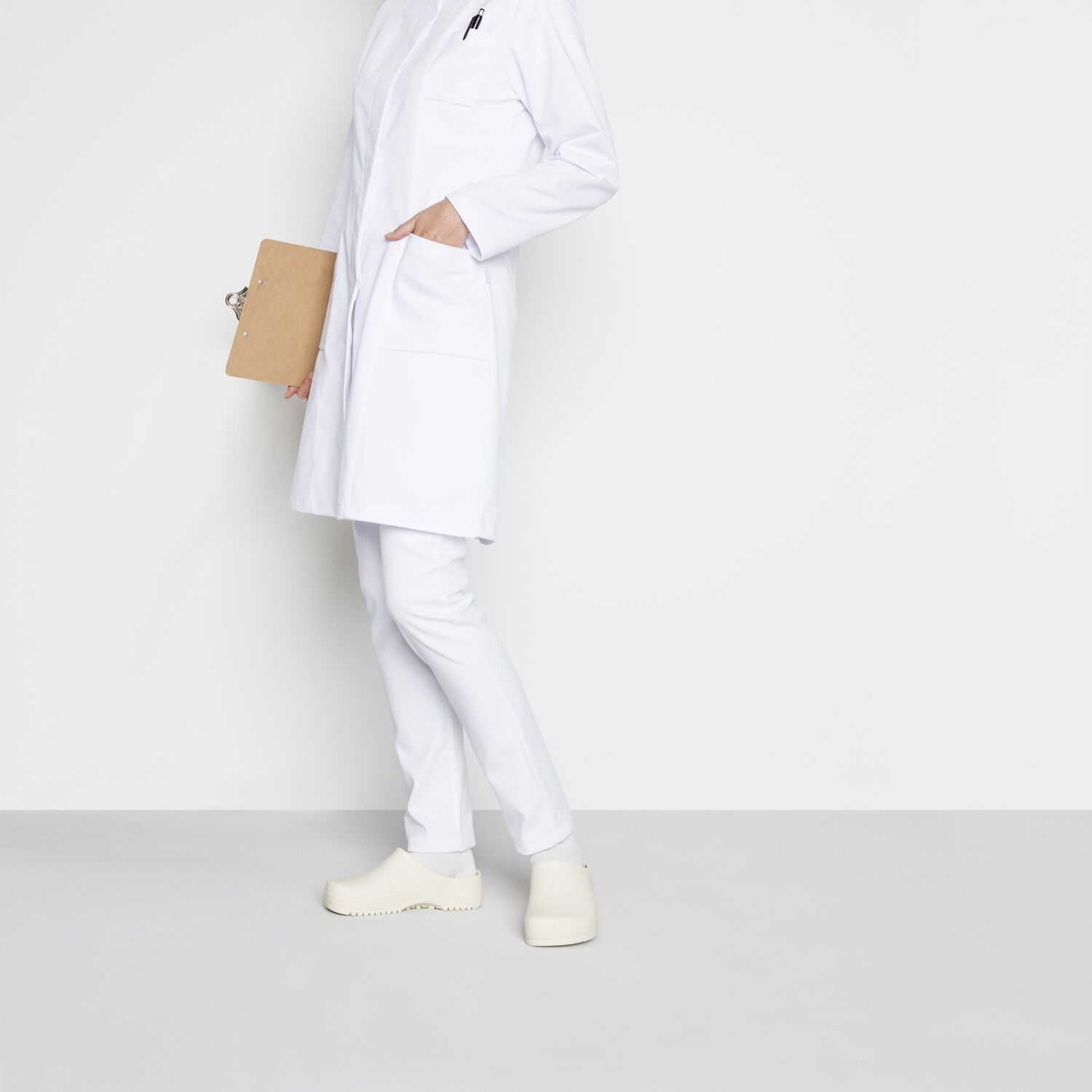 Zuecos médicos blancos, Birkenstock (SuperBirki)