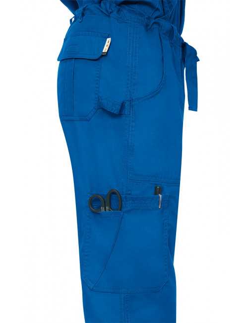 Pantalon médical Homme Koi "James", collection "Koi Classics" (601) royal détail