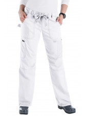 Pantalon médical cordon "Lindsey", Koi, Collection "Koi Stretch" (710-)he Coeur avec cordon Katelyn, Koi (137-)