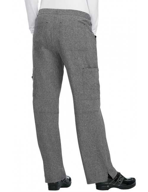 Pantalon médical Femme Koi "Holly", collection "Koi Basics" (731-) gris chiné dos