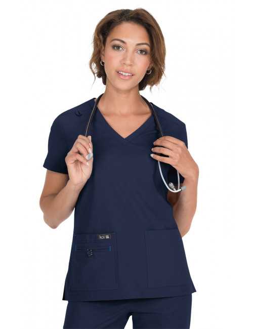 Mujer de blusa médica Koi "Becca", colección "Koi basics" (373-)