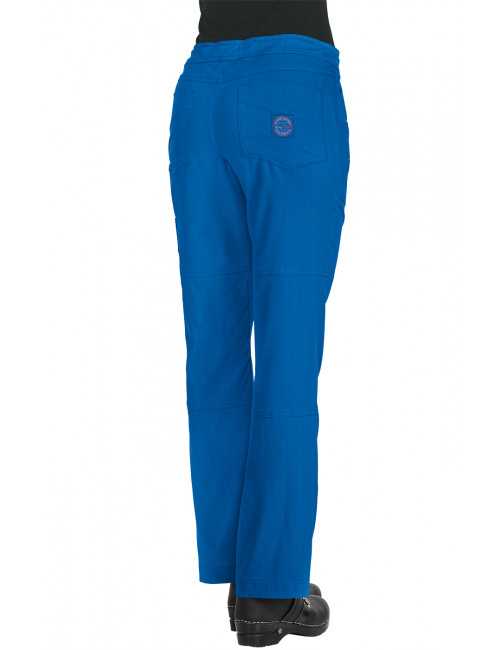 Pantalon médical Femme Koi "Peace", collection "Koi Lite" (721) bleu royal dos