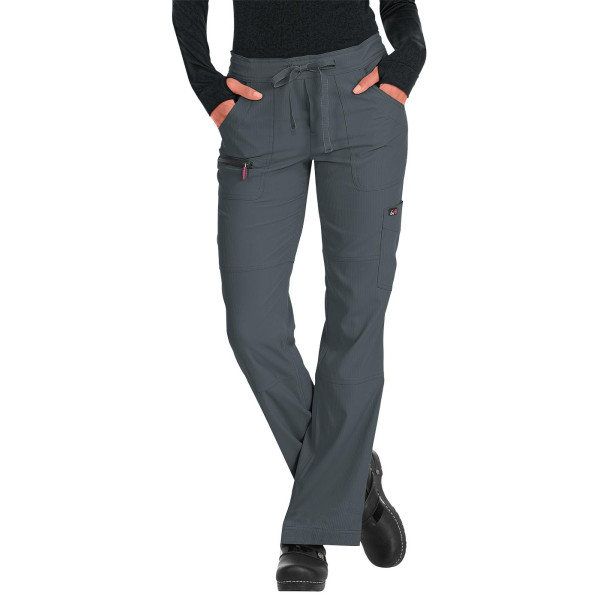 Pantalon médical Femme Koi "Peace", collection "Koi Lite" (721-) gris face Pantalon médical Femme Koi "Peace", collection "Koi Lite" (721-) gris face