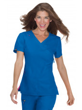 Blouse médicale Femme Koi "Philosophy", collection "Koi Lite" (316-) bleu royal vue face