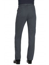 Pantalon médical Homme Koi "Ryan", collection "Koi Stretch" (604-) gris anthracite dos