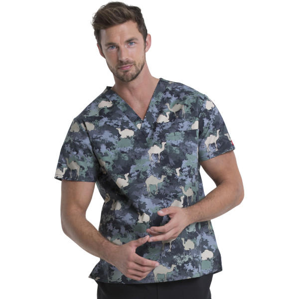 Col V unisexe, Dickies, poche cœur, (83706)