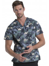 Col V unisexe, Dickies, poche cœur, (83706)