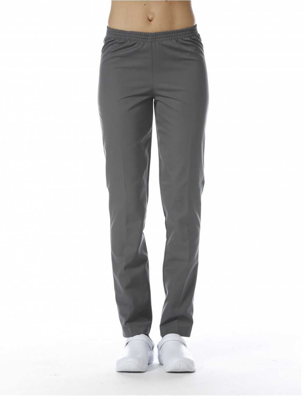 Grey Medical Pants, Unisex, Elastic waistband, Camille Lavandie (078VGR)
