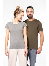 T-shirt coton BIO col rond femme KARIBAN (K391)