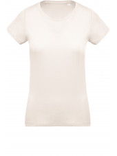 T-shirt coton BIO col rond femme KARIBAN (K391)