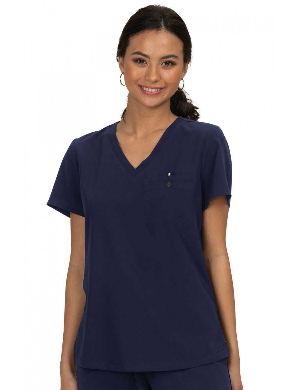 KOI Basics 373 Becca - camisa médica para mujer