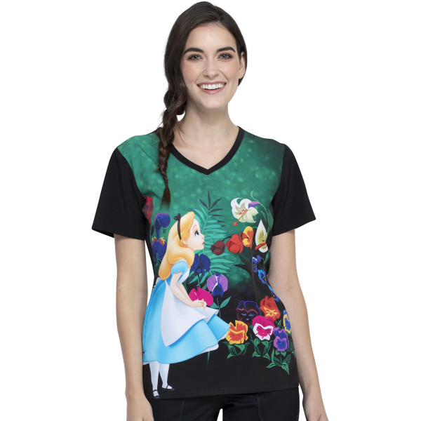 Blouse médicale originale Femme "Bambi", Collection Tooniforms Disney (TF627)