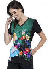 Blouse médicale originale Femme "Bambi", Collection Tooniforms Disney (TF627)