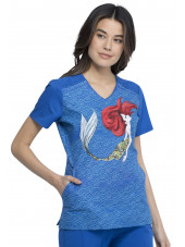 Blouse médicale originale Femme "Lilo et Stitch", Collection Tooniforms Disney (TF744)