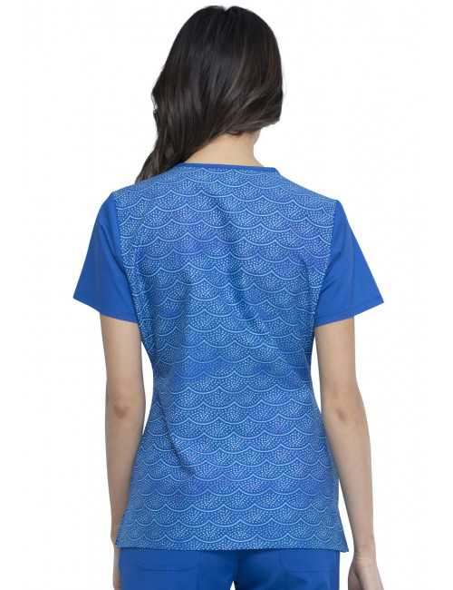 Blouse médicale originale Femme "Lilo et Stitch", Collection Tooniforms Disney (TF744)