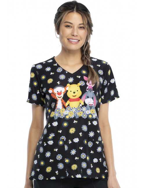 Original Women's Medical Gown "Winnie the Pooh", Tooniforms Disney Collection (TF614)