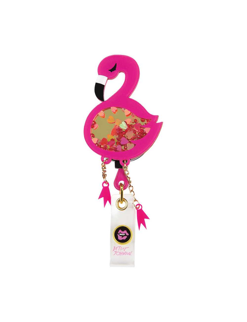 Retractable Badges Flamingo, Koi