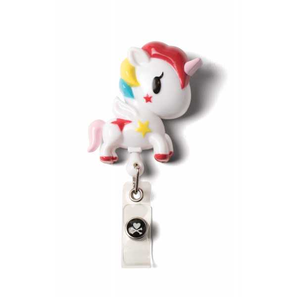 Porta-insignia Unicornio Blanco, Koi (A100-TDUR)