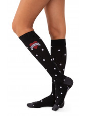 Chaussettes de compression hautes Pois Koi (BA169-DTS) coté