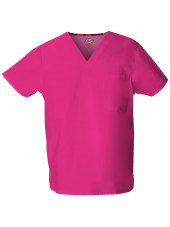 Blouse médicale Femme, Dickies, poche cœur, Collection "EDS signature" (83706), couleur fuchsia vue produit