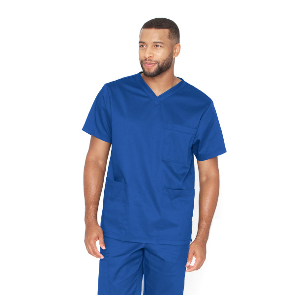 Blouse médicale Unisexe, collection "Barco One Essentials" (BE002) bleu royal