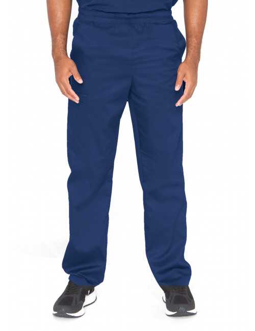 Pantalon médical Unisexe, collection "Barco One Essentials" (BE005) bleu marine face