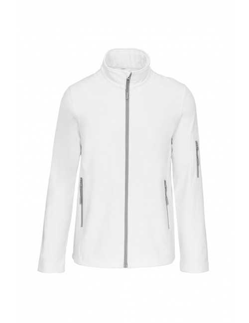 Doudoune Softshell manches longues Homme (K401) blanc face