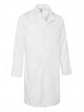 Blouse médicale Blanche Unisexe, manches longues (WALTER) vue produit