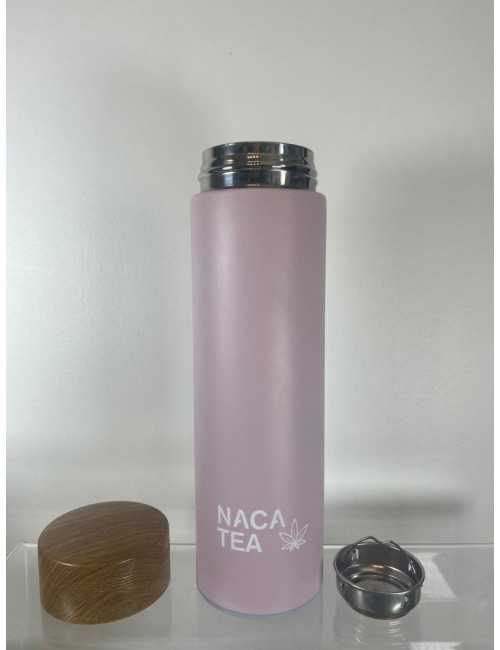 Green thermo-infuser bottle, Nacatea (BTLNACA-VRT)