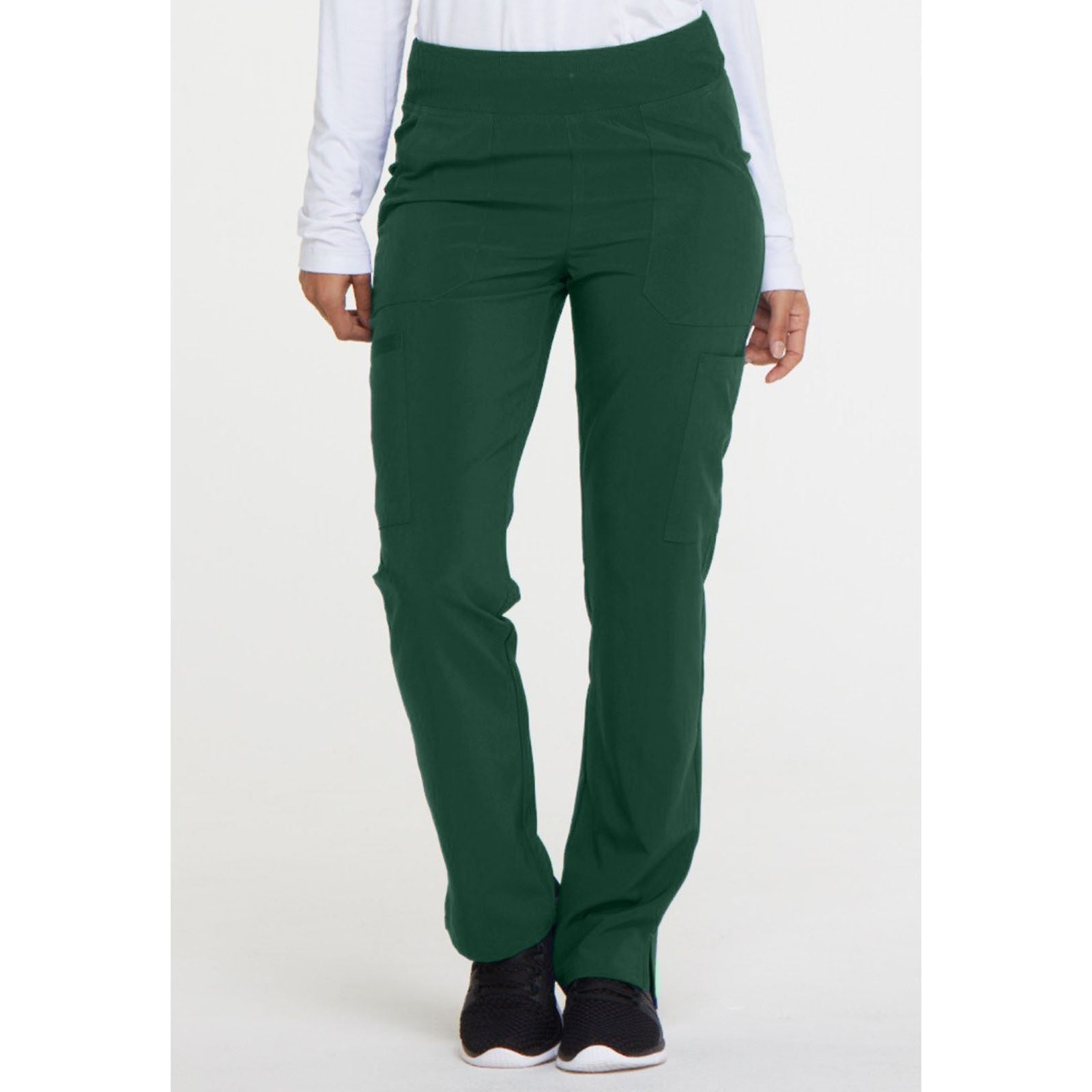 Pantalon Médical Femme, Dickies, "EDS Essentials" (DK005) vert face
