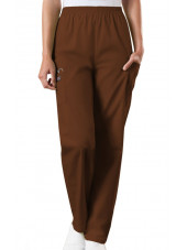 Pantalon médical élastique Unisexe, Cherokee Workwear Originals (4200) marron vue de face