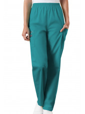 Pantalon médical élastique Unisexe, Cherokee Workwear Originals (4200) teal blue vue de face