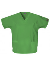 Blouse médicale Homme, 2 poches, Cherokee Workwear Originals (4700) vert aloe vue modele