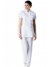 Blusa médica de mujer "Fleur", Vestido de clínica