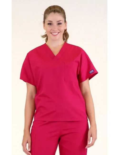 Blouse médicale Femme, 1 poche, Cherokee Workwear Originals (4777) rouge