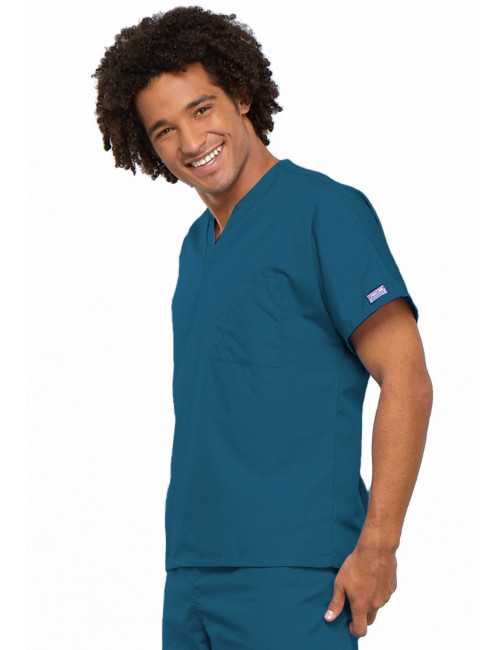 Blouse médicale Homme, 1 poche, Cherokee Workwear Originals (4777) caraibe droite