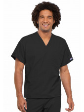 Blouse médicale Homme, 1 poche, Cherokee Workwear Originals (4777) noir face