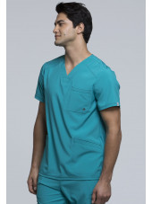 Blouse Médicale Homme Antibactérienne Cherokee, Collection "Infinity" (CK900A) teal droite
